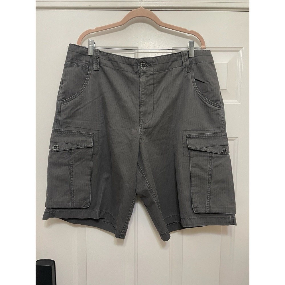 Vintage Route 66 Cargo Charcoal Pinstripe Size 38 NWT Streetwear Casual K Mart